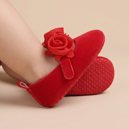 Rose Flower Mary Jane Shoes
