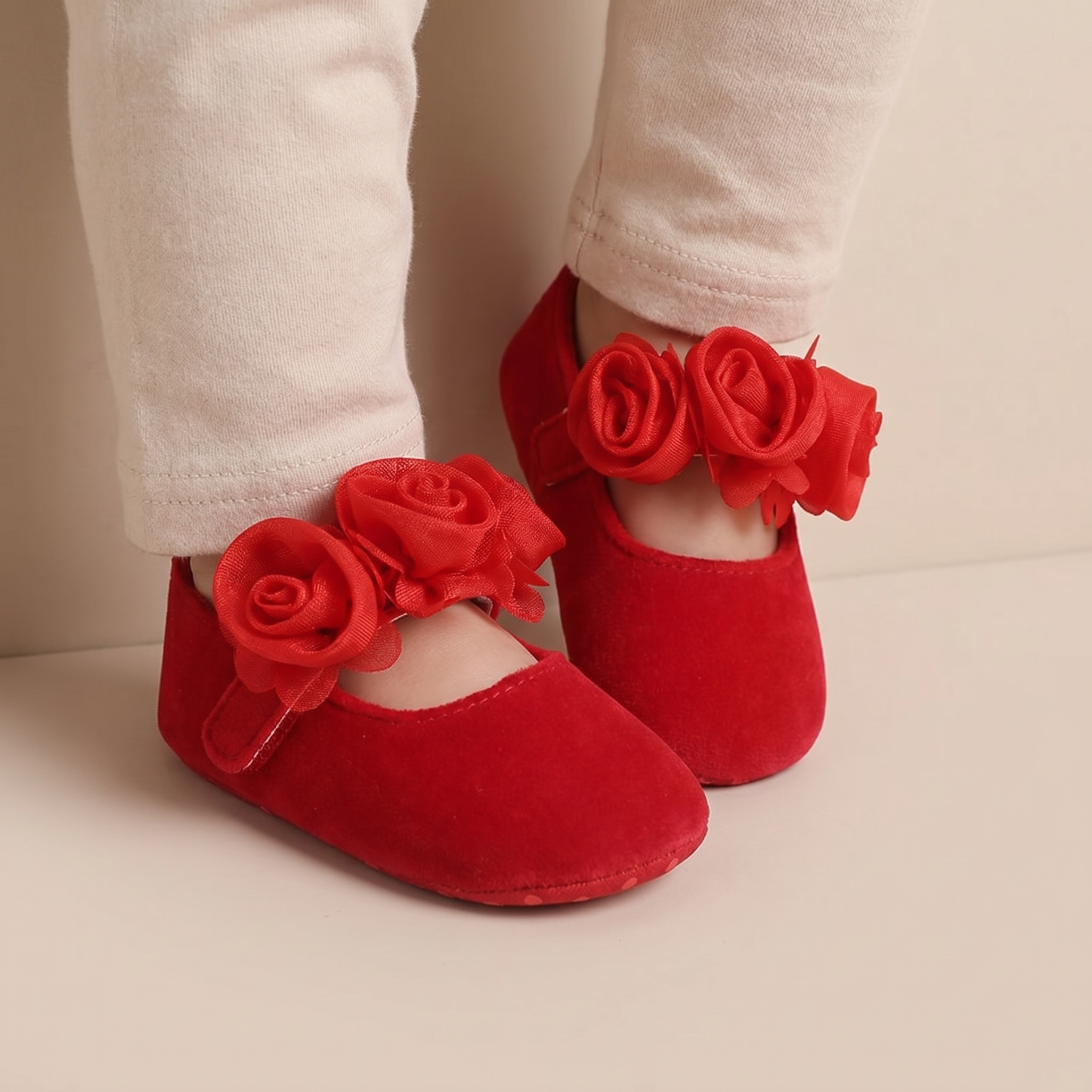 Rose Flower Mary Jane Shoes