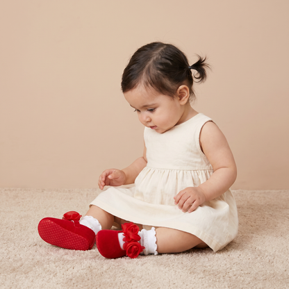 Rose Flower Mary Jane Shoes