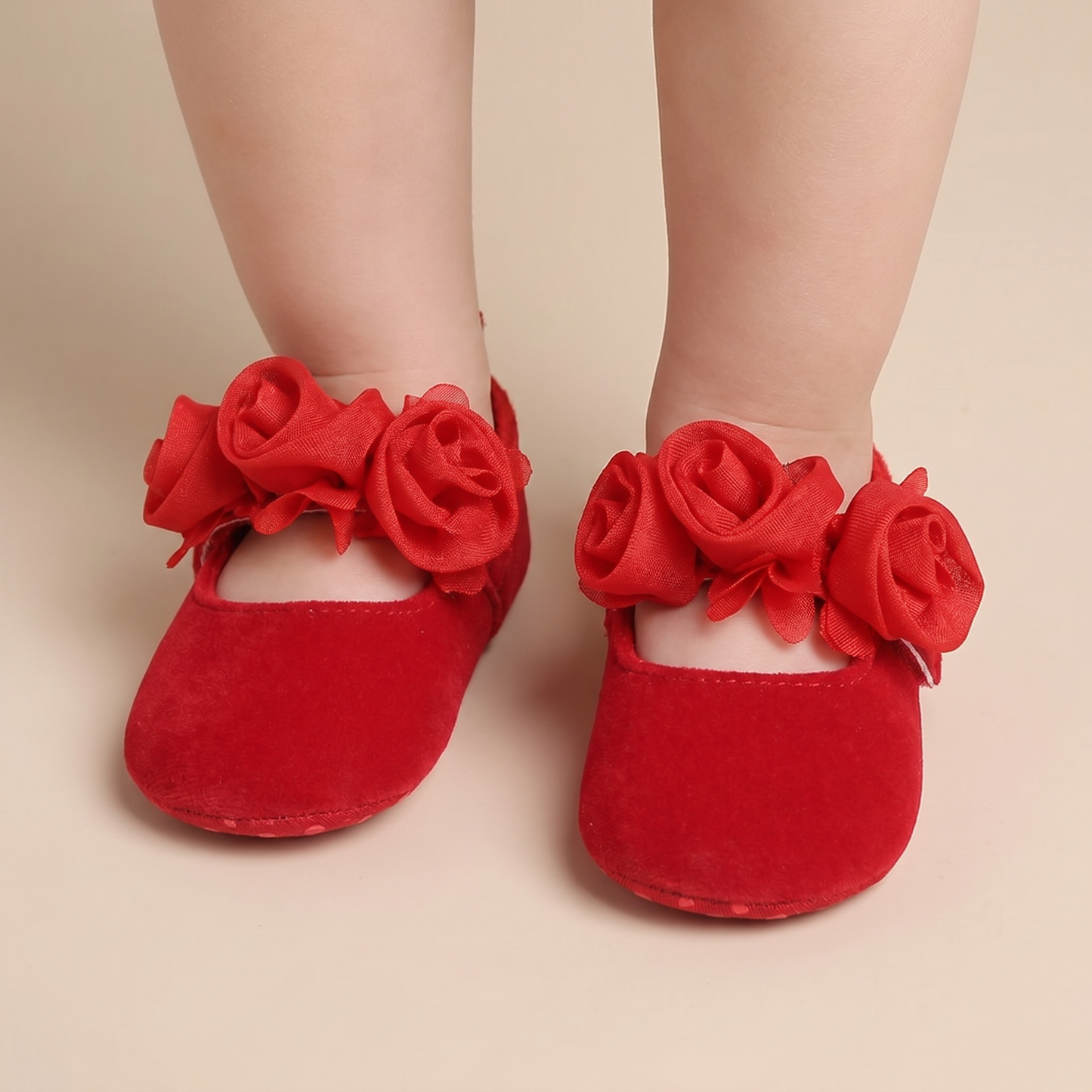 Rose Flower Mary Jane Shoes