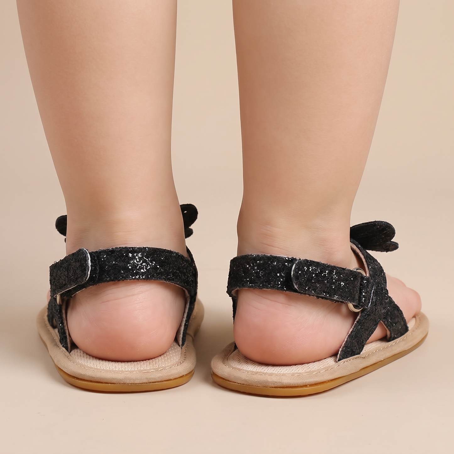 Glitter Butterfly Thong Sandals