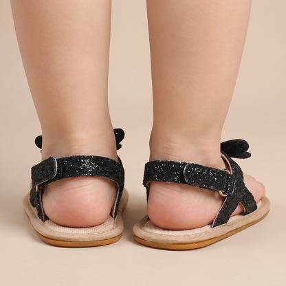 Glitter Butterfly Thong Sandals