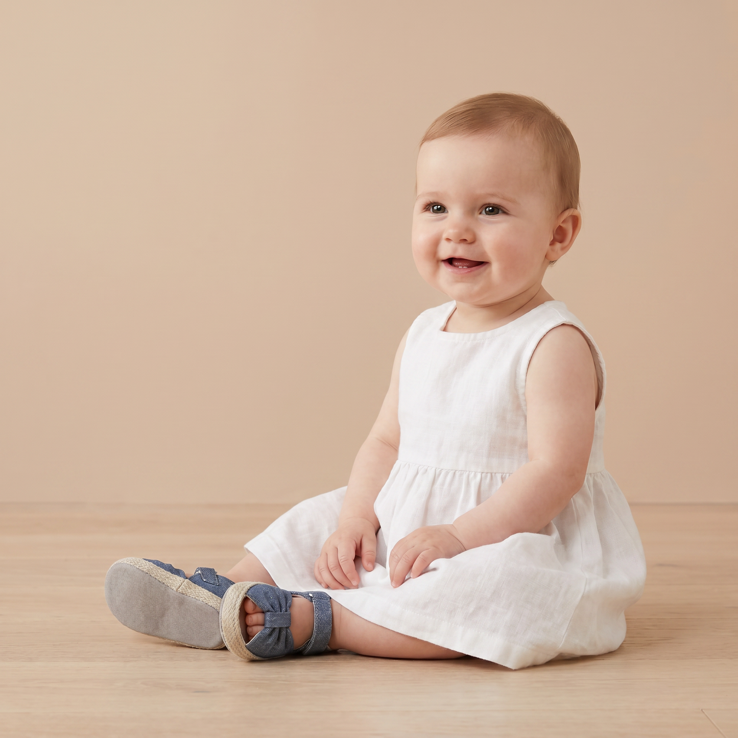 Espadrille Bow T-Strap Sandals