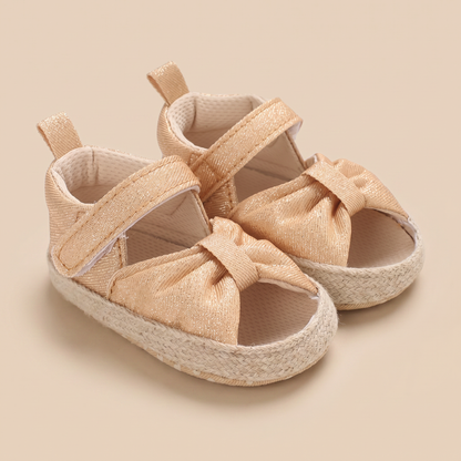 Espadrille Bow T-Strap Sandals