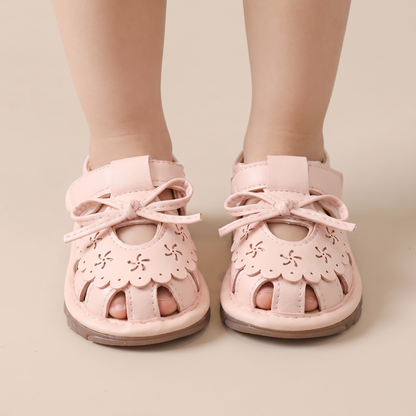 Cutout Bow Tie Sandals