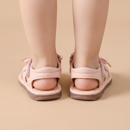 Cutout Bow Tie Sandals