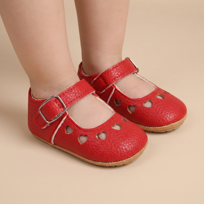 Heart Cutout Mary Jane Shoes