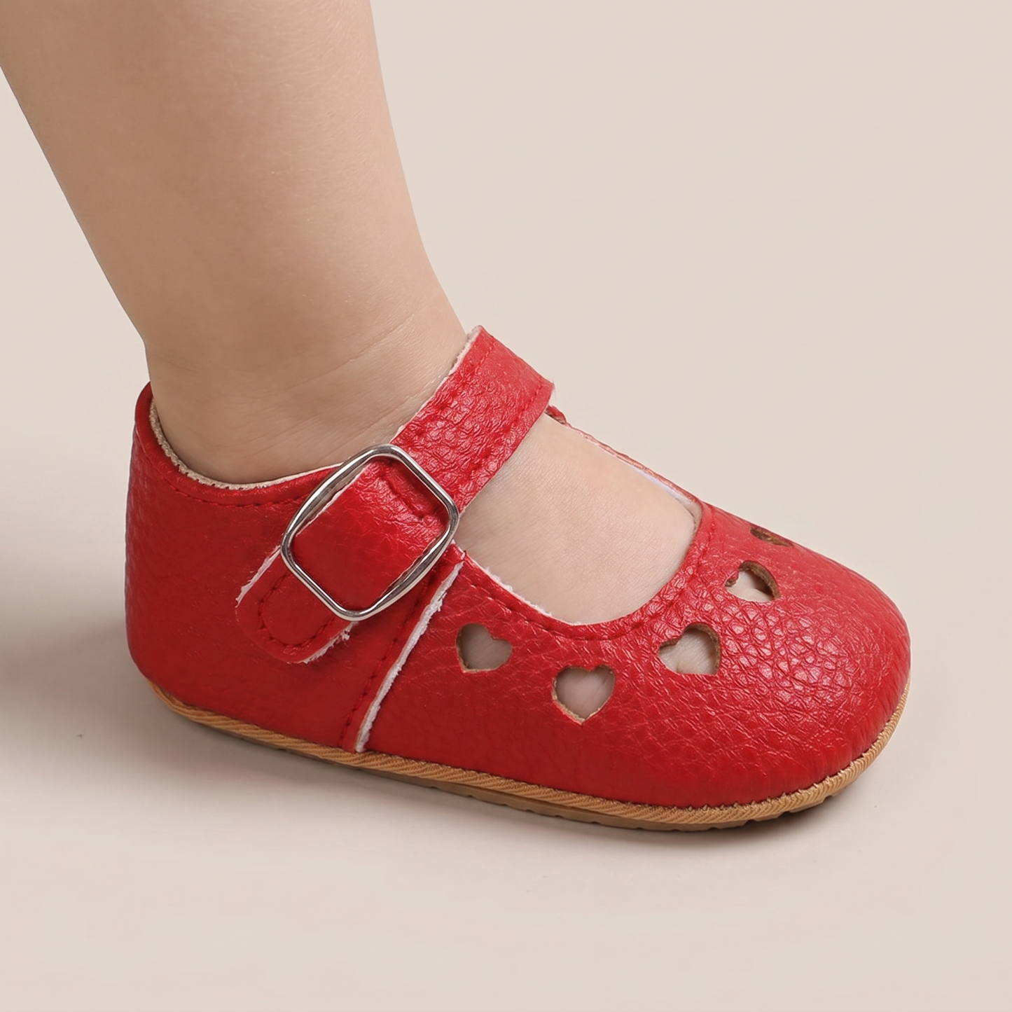 Heart Cutout Mary Jane Shoes