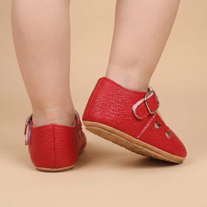 Heart Cutout Mary Jane Shoes
