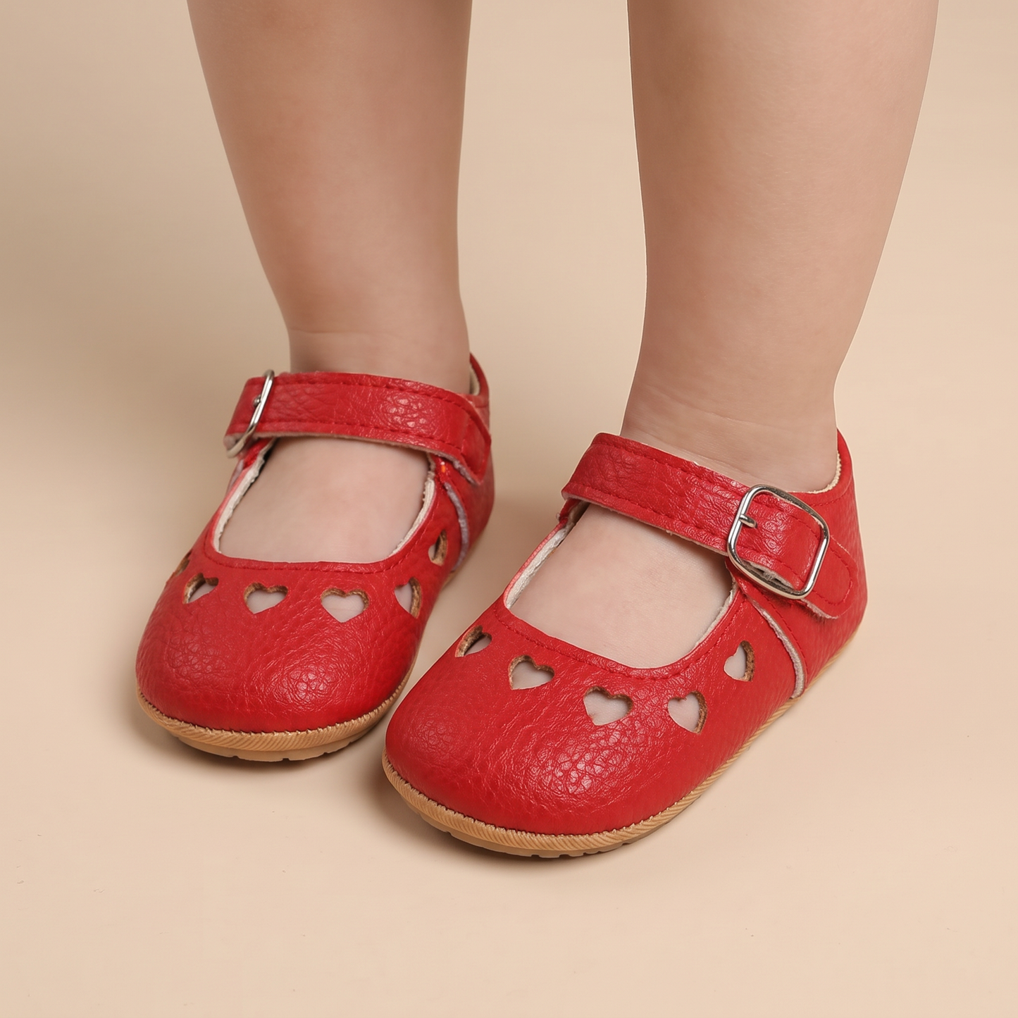 Heart Cutout Mary Jane Shoes