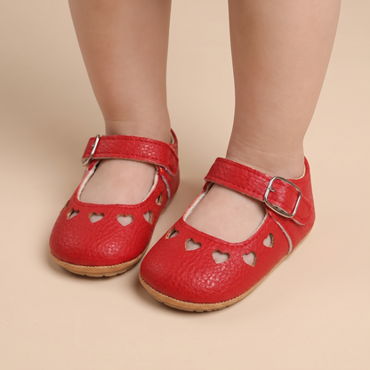 Heart Cutout Mary Jane Shoes