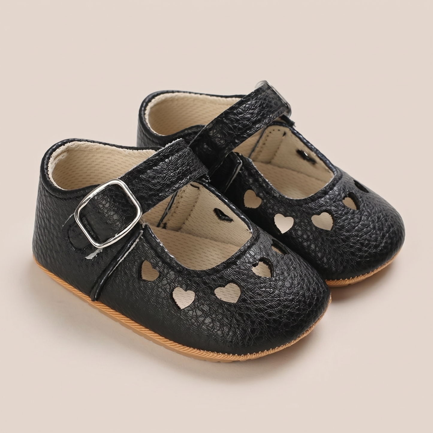 Heart Cutout Mary Jane Shoes