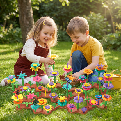 Flower Garden Building Toy for Kids – Creative Planting & Learning Playset for Little Gardeners
