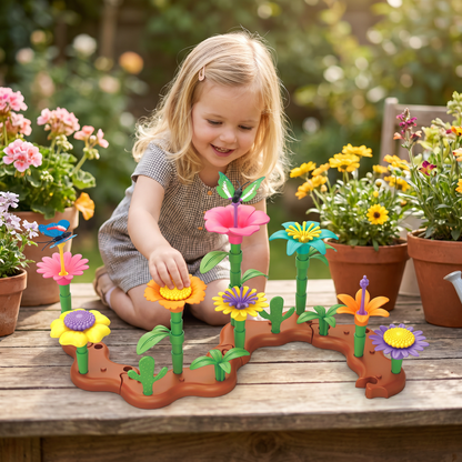 Flower Garden Building Toy for Kids – Creative Planting & Learning Playset for Little Gardeners