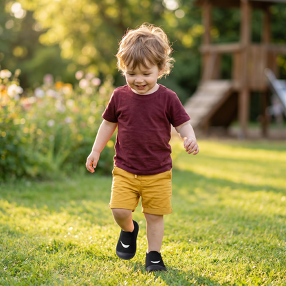 Summer baby shoes with non-slip soles and breathable material
