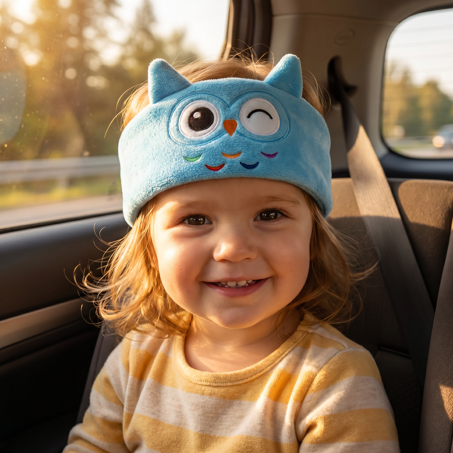 2-in-1 Sleep Headband with Bluetooth Speakers – Soft Wireless Headband for Travel & Sleep