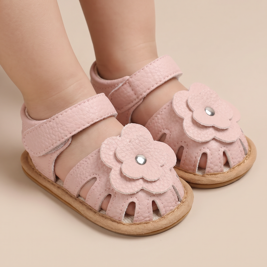 Flower Cutout Sandals