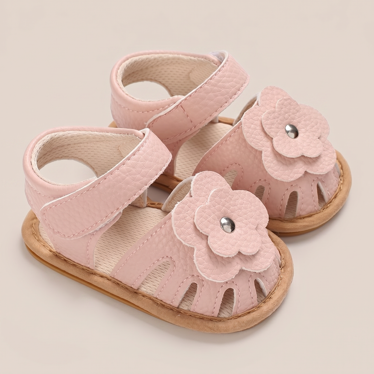 Flower Cutout Sandals
