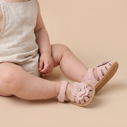 Flower Cutout Sandals