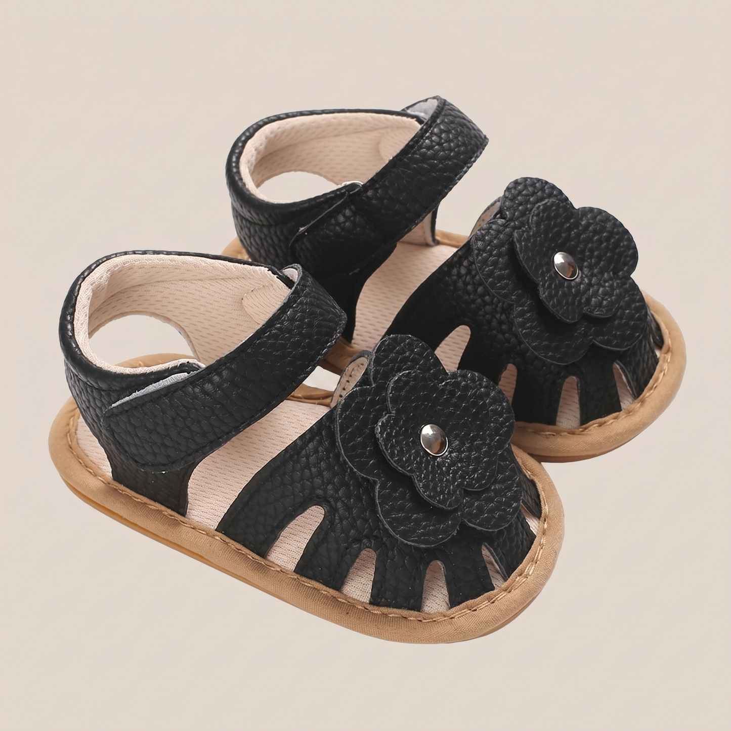 Flower Cutout Sandals