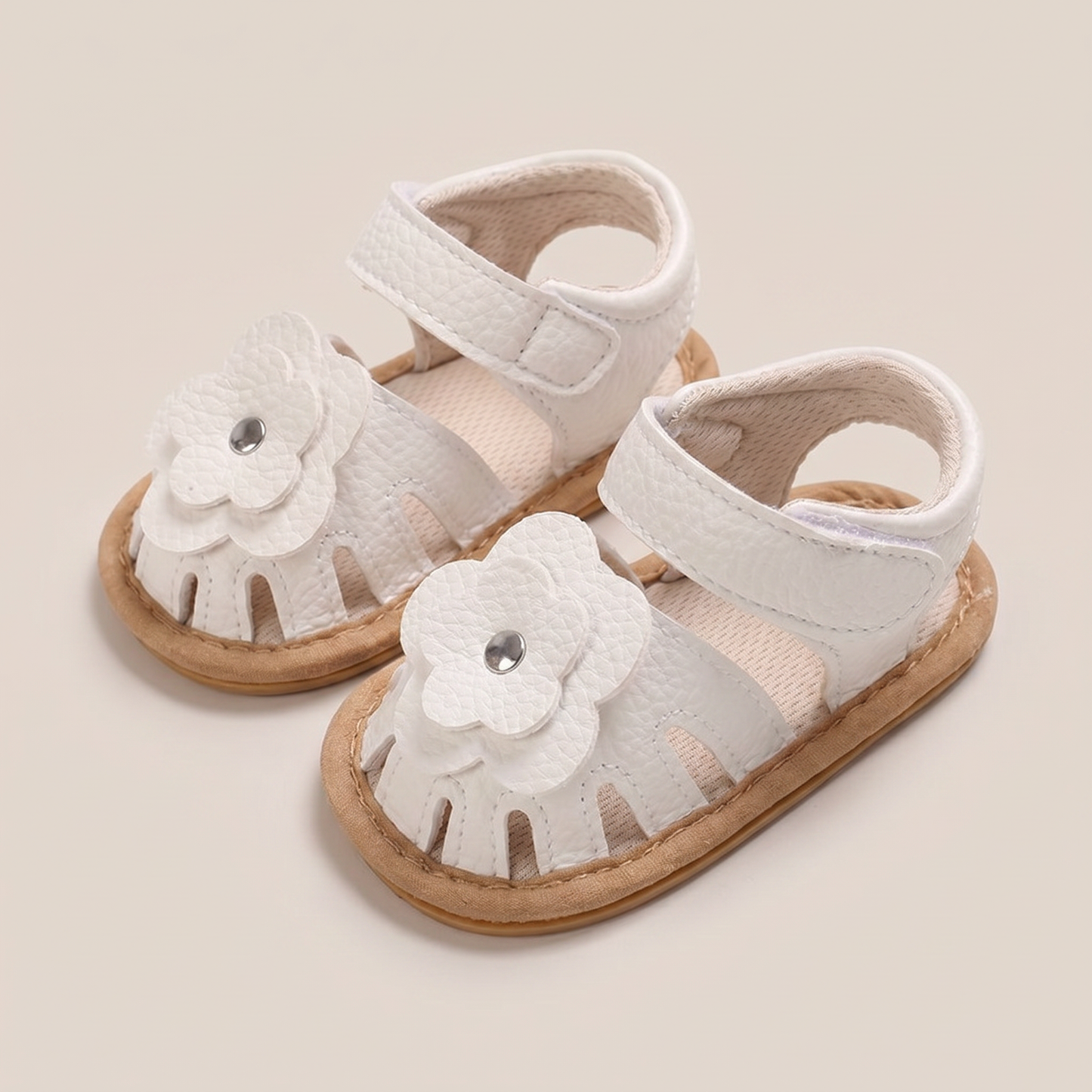 Flower Cutout Sandals