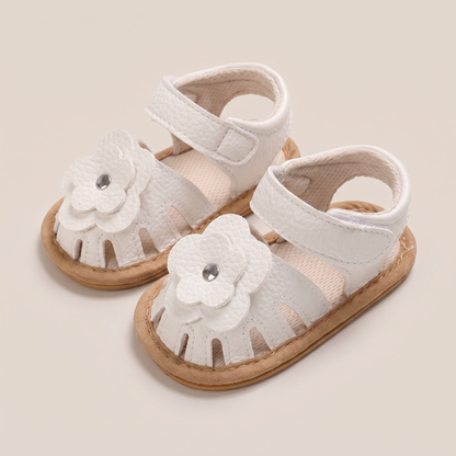 Flower Cutout Sandals