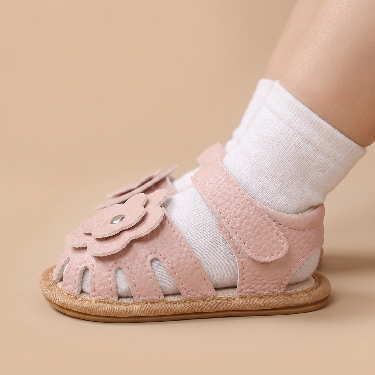Flower Cutout Sandals