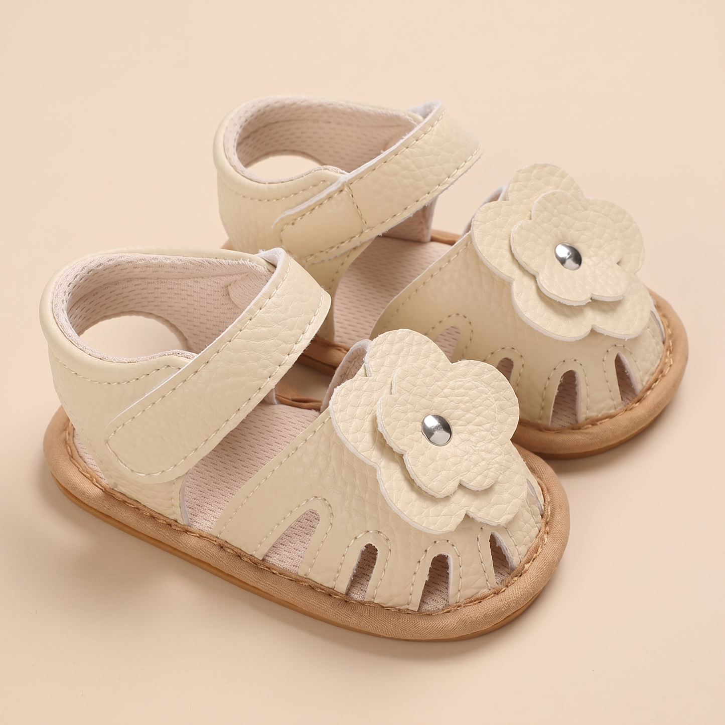 Flower Cutout Sandals