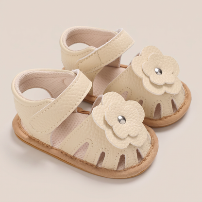 Closed-Toe Flower Sandals