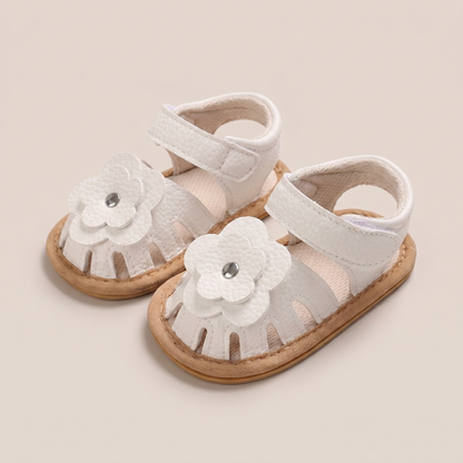 Closed-Toe Flower Sandals