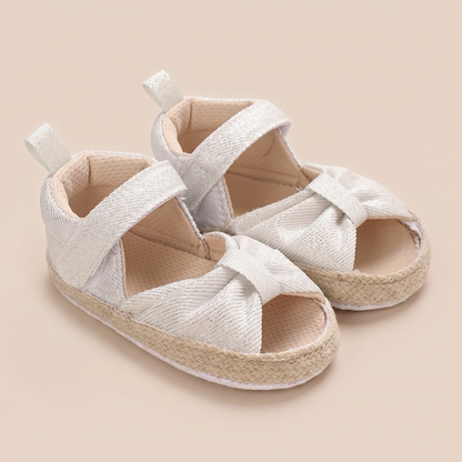 Espadrille Bow T-Strap Sandals
