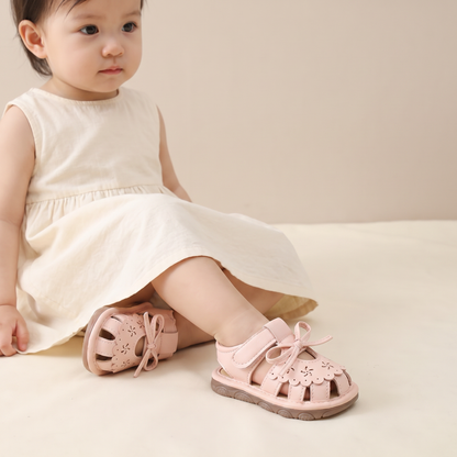 Cutout Bow Tie Sandals
