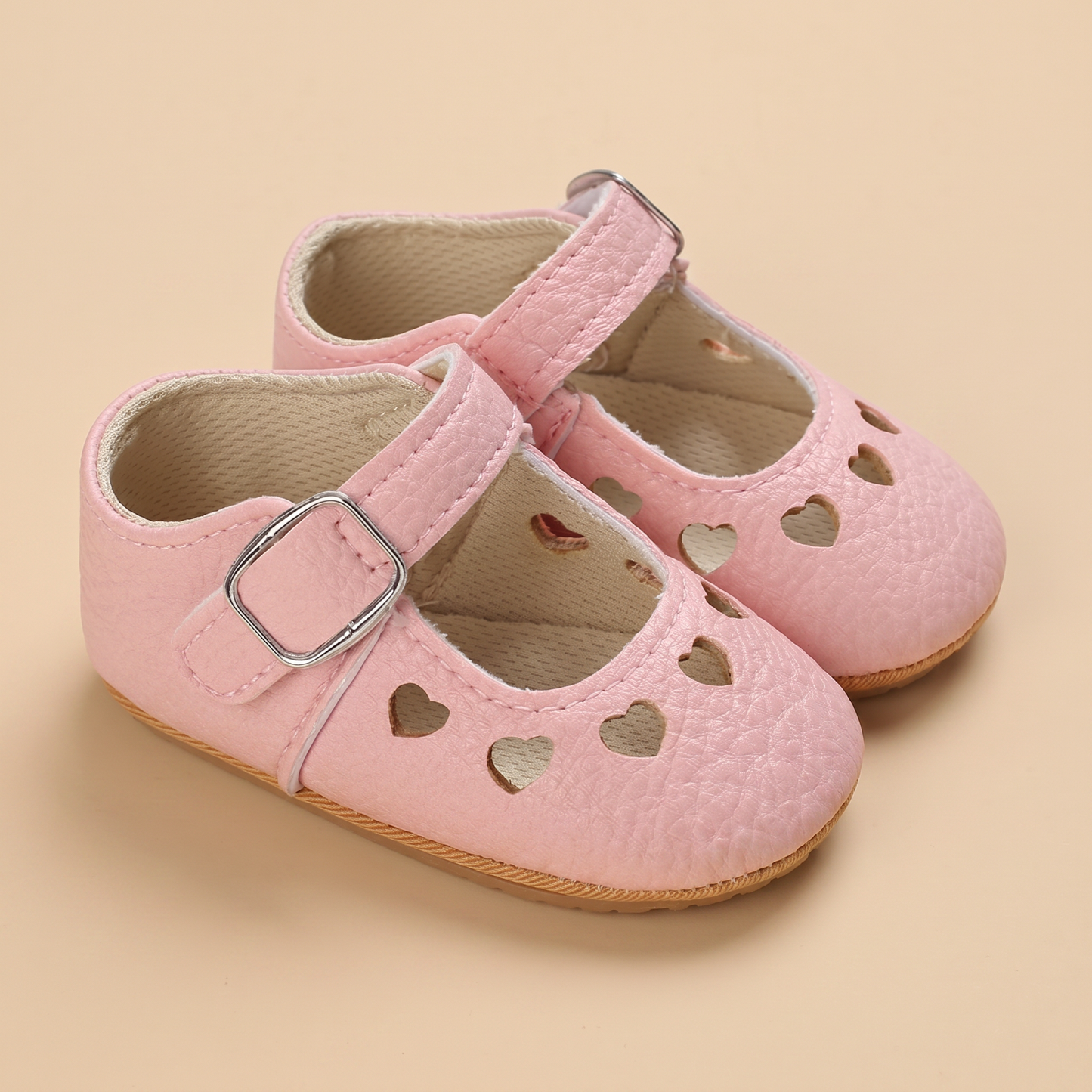 Heart Cutout Mary Jane Shoes