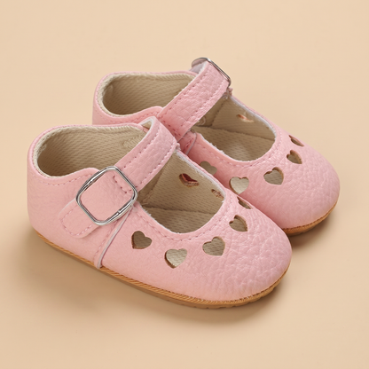 Heart Cutout Mary Jane Shoes