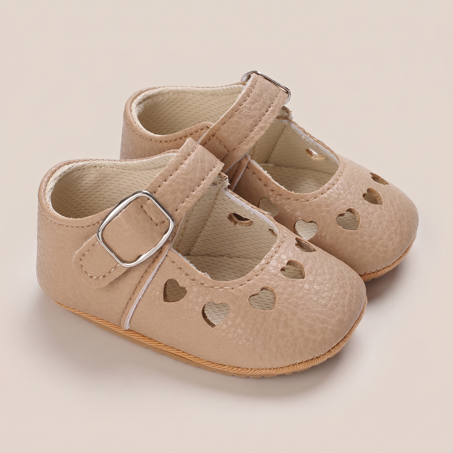 Heart Cutout Mary Jane Shoes