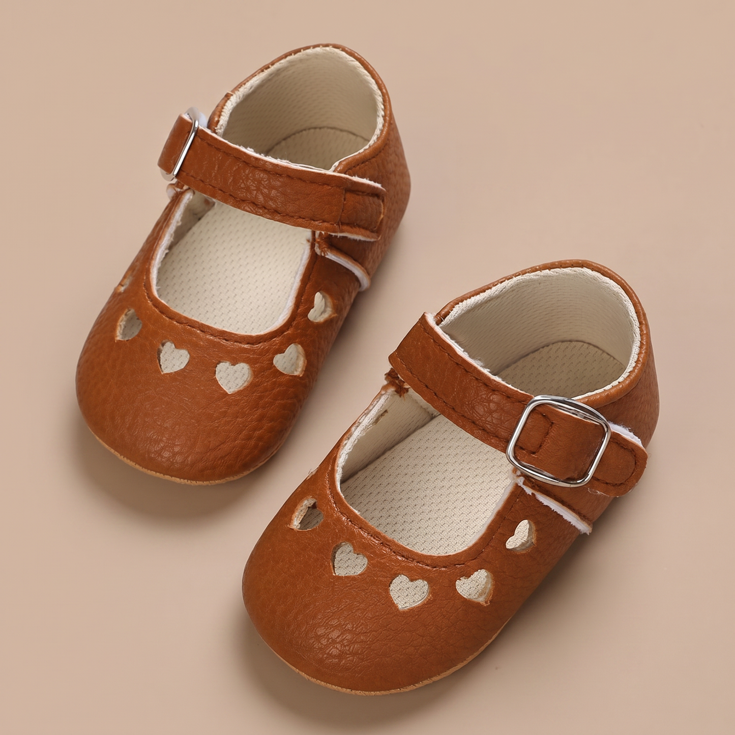 Heart Cutout Mary Jane Shoes