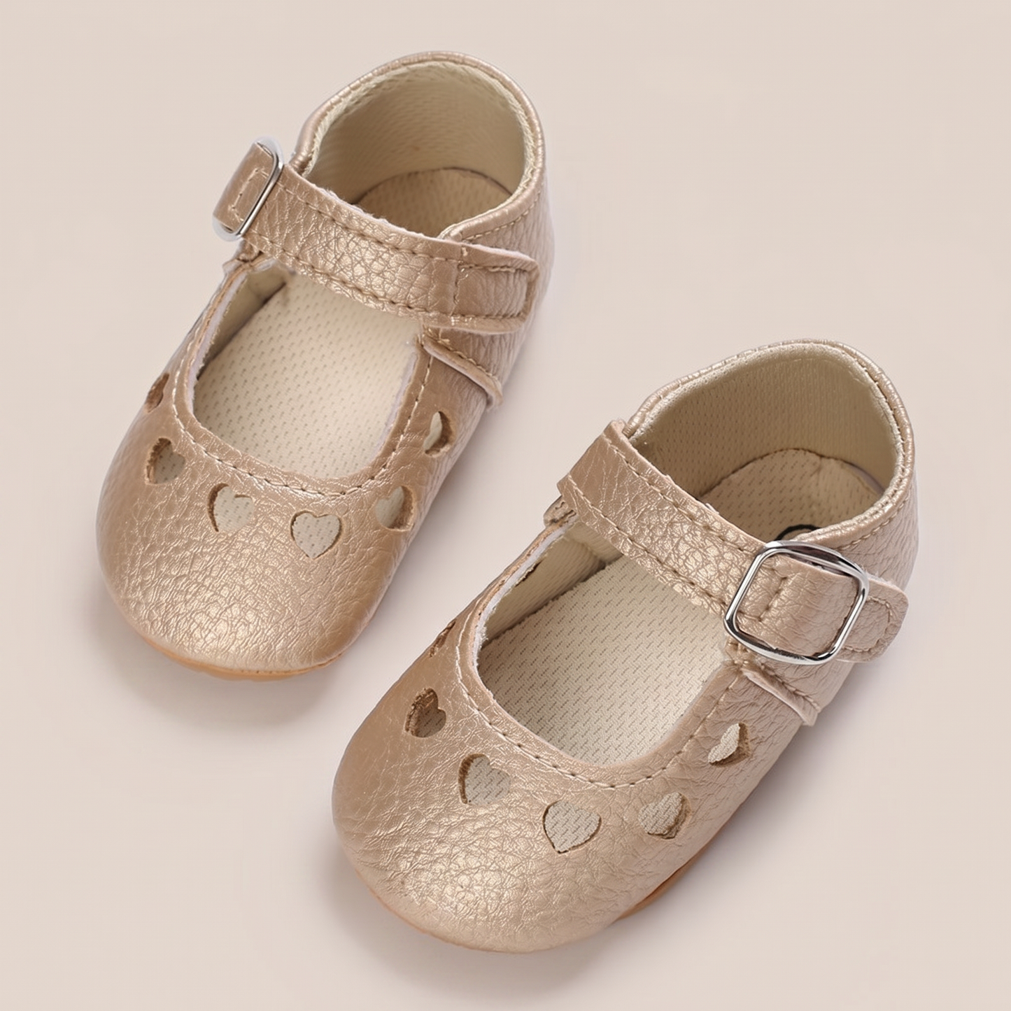 Heart Cutout Mary Jane Shoes
