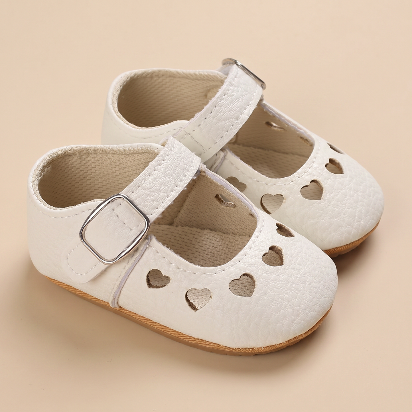 Heart Cutout Mary Jane Shoes