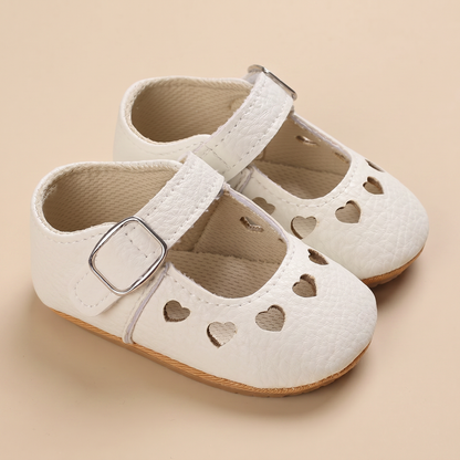Heart Cutout Mary Jane Shoes