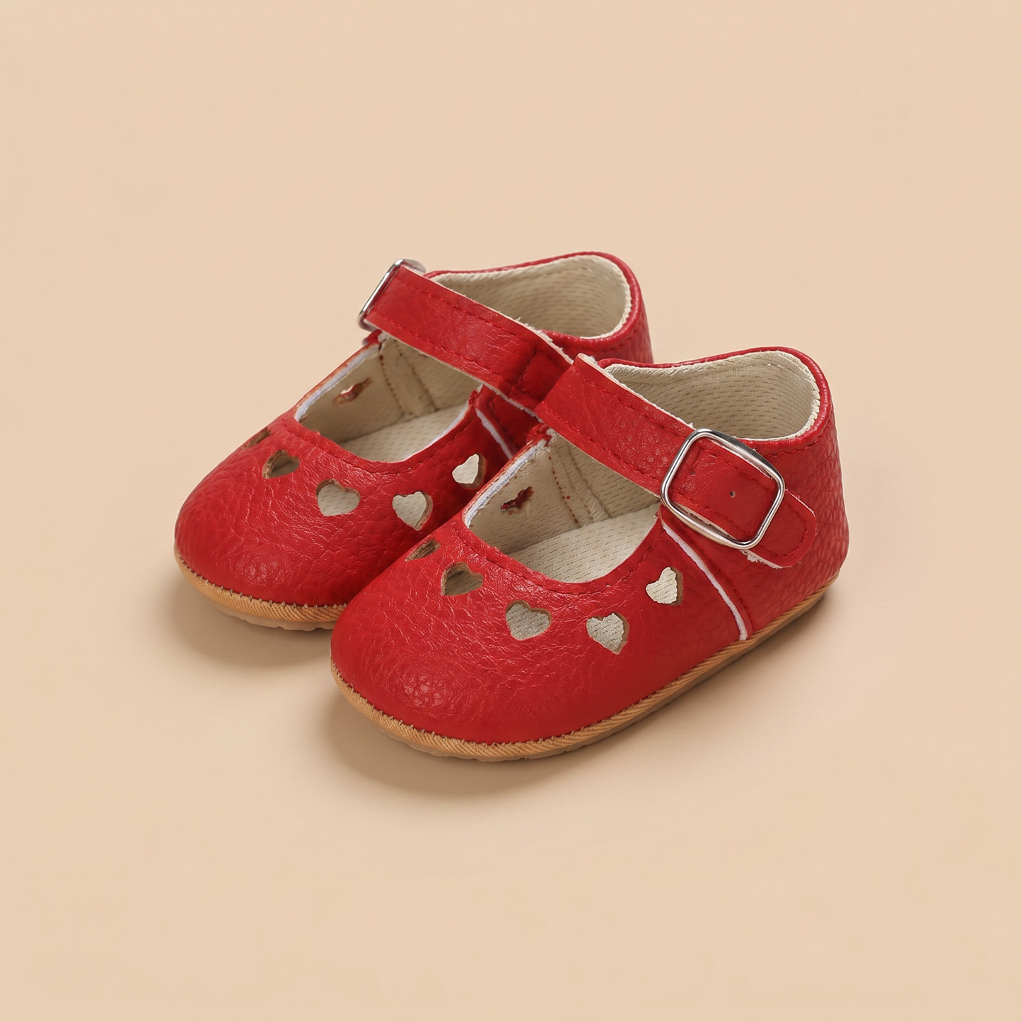 Heart Cutout Mary Jane Shoes