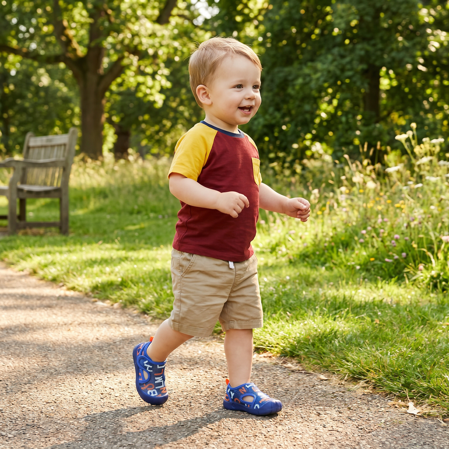 Summer Baby Sandals with Non-slip soles and Breathable Material