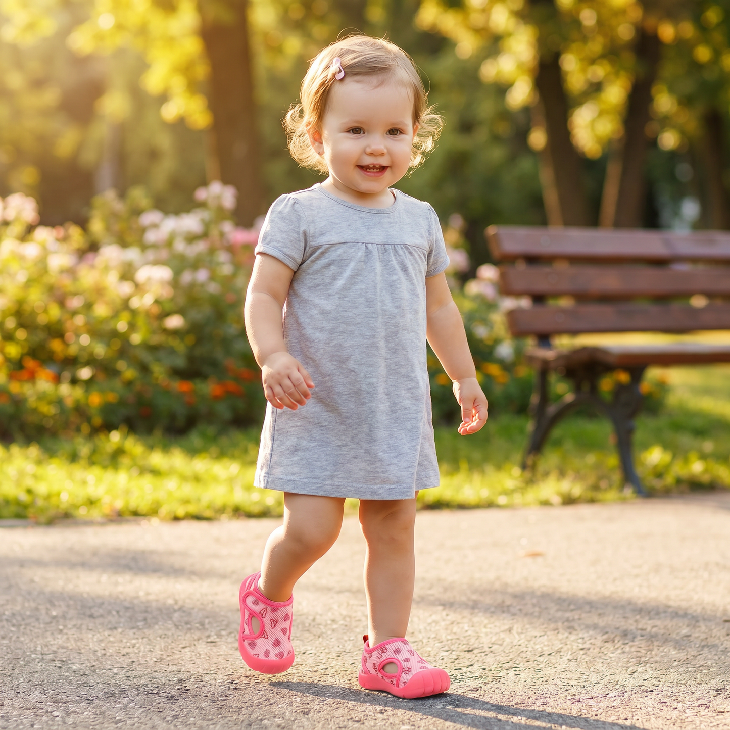 Summer Baby Sandals with Non-slip soles and Breathable Material