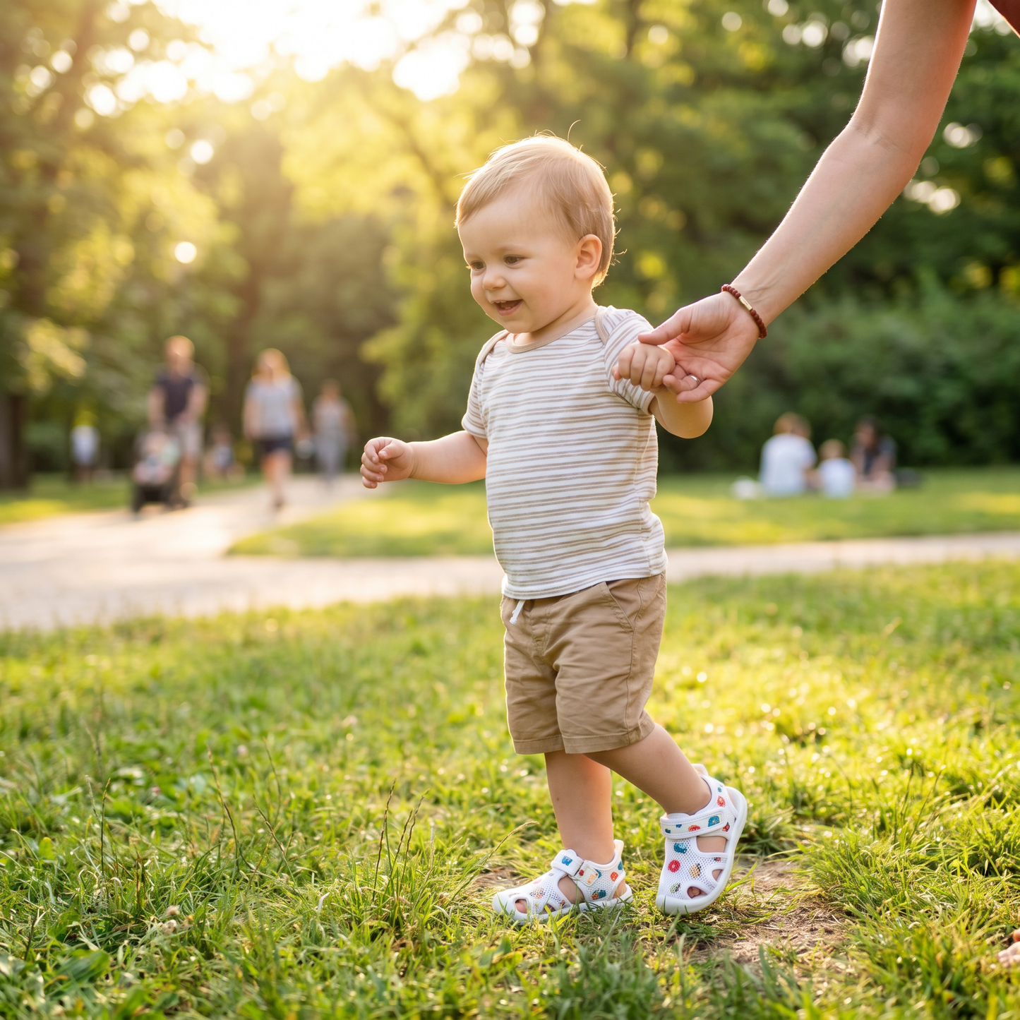 Summer Baby Sandals with Non-slip soles and Breathable Material