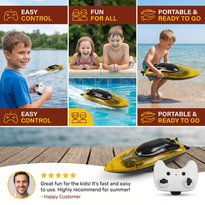 Electric Racing Boat for Fast Water Fun in Summer