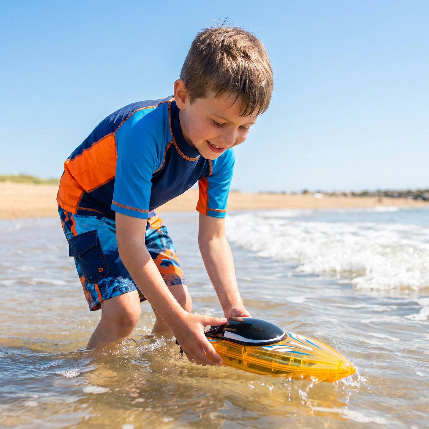Electric Racing Boat for Fast Water Fun in Summer