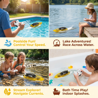 Electric Racing Boat for Fast Water Fun in Summer