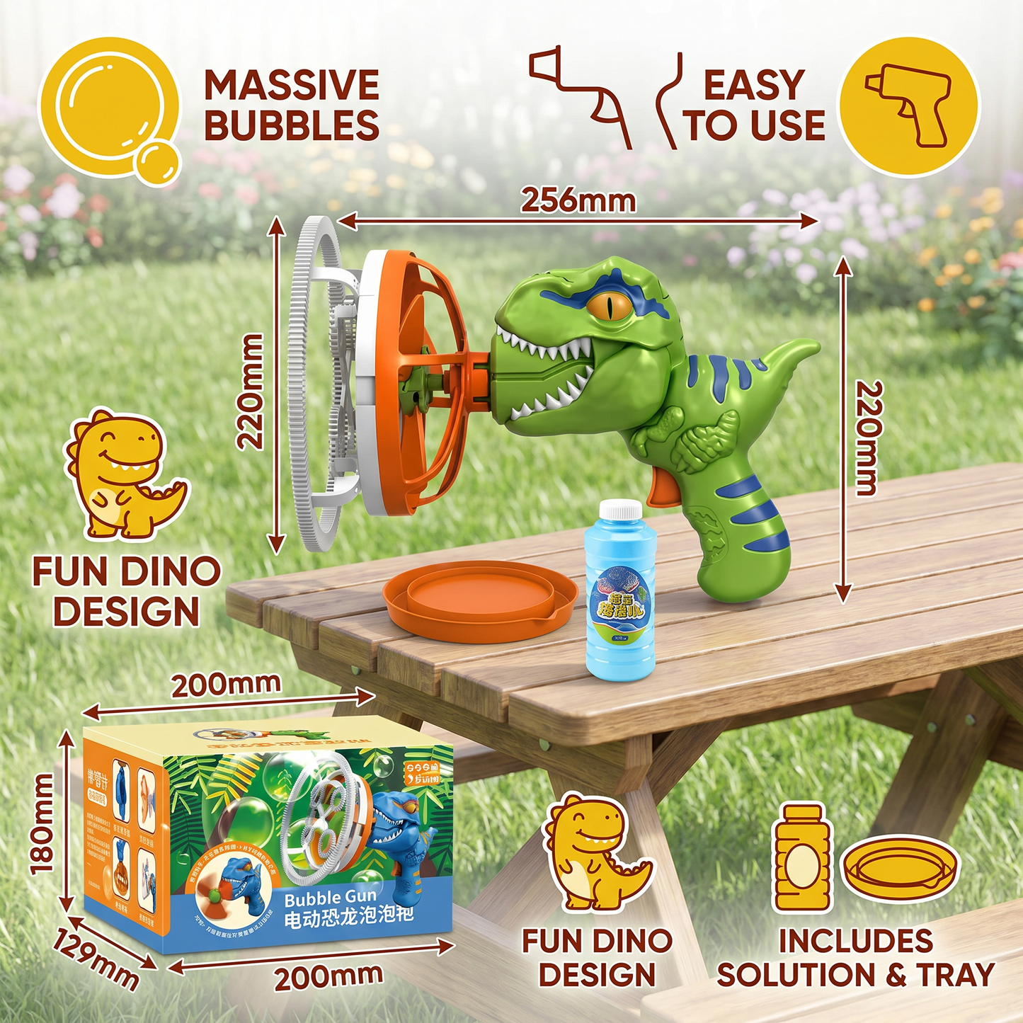 Dino Bubble Cannon