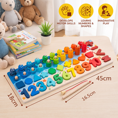 Skill Development – Montessori Wooden Activity Board