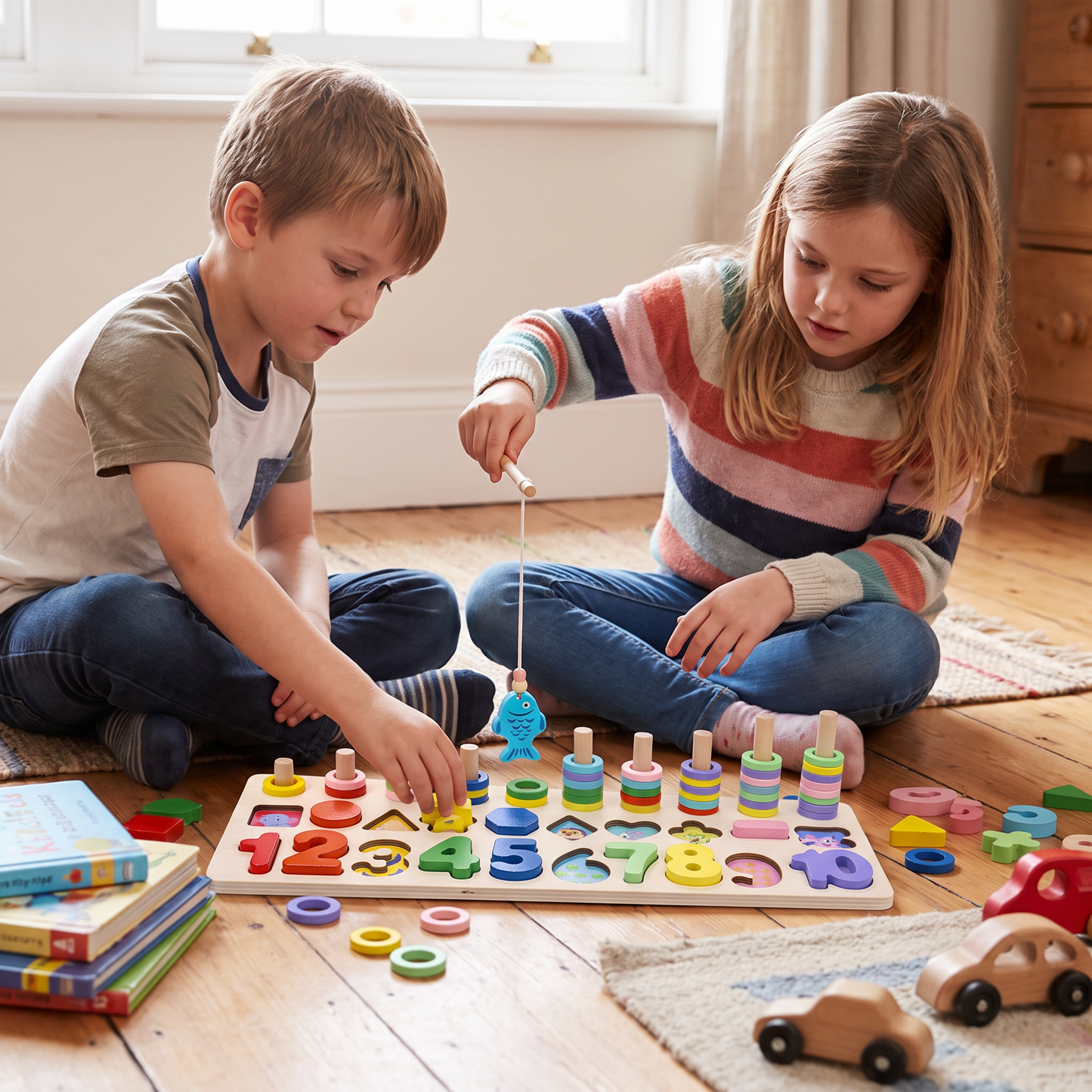 Skill Development – Montessori Wooden Activity Board