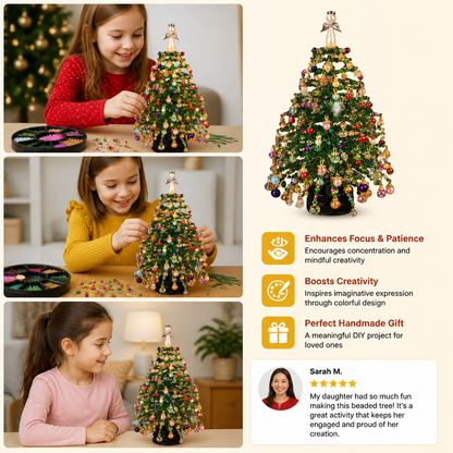 DIY Crystal Beaded Christmas Tree Craft Kit